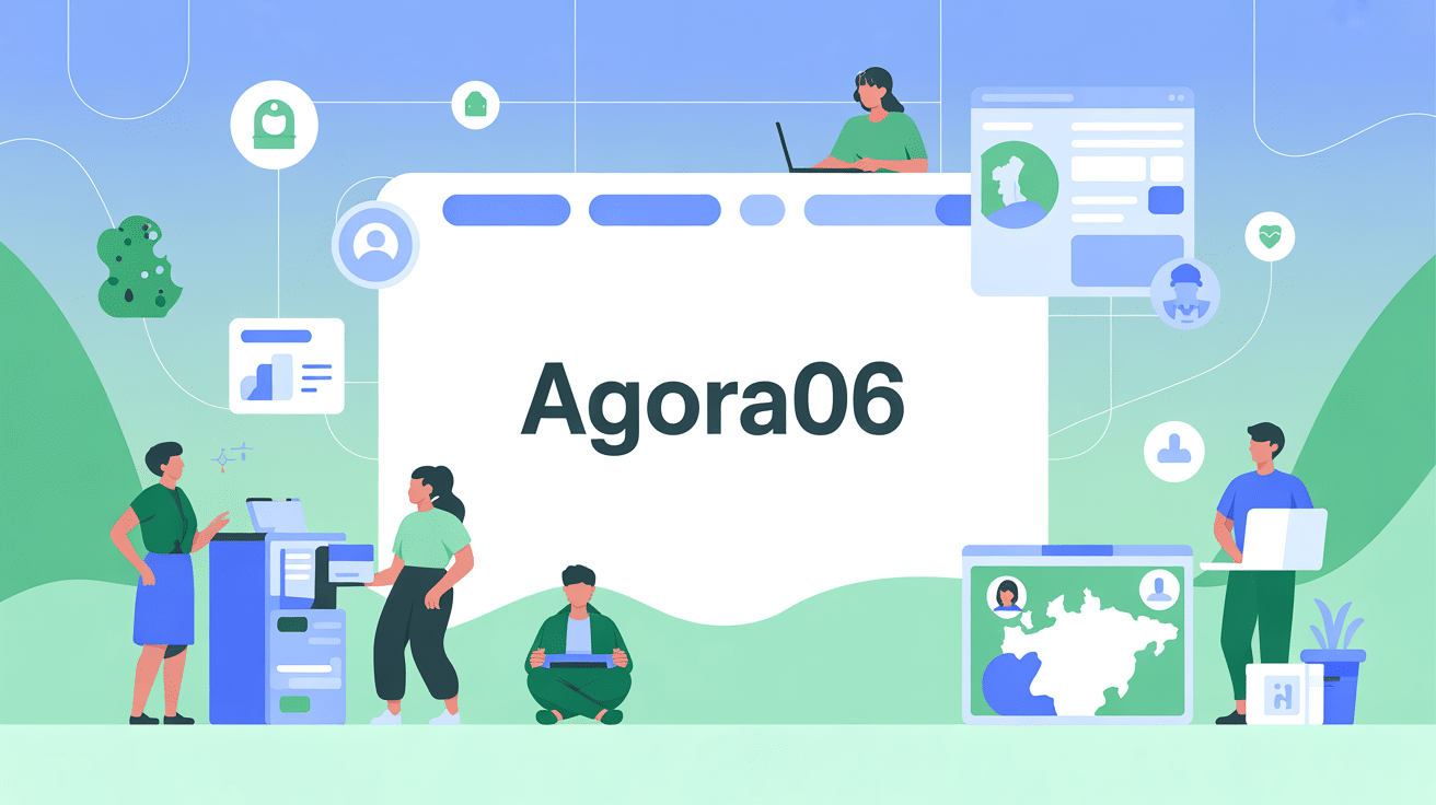 Illustration agora06 portail numérique Alpes-Maritimes