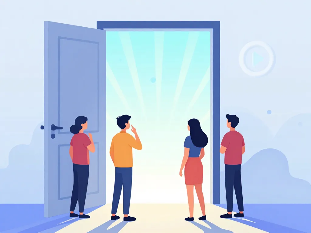 bio instagram porte entrée décision visiteurs