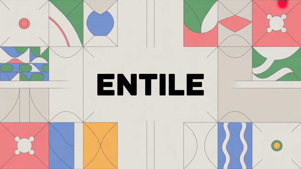 entile design croisée carrelage web branding