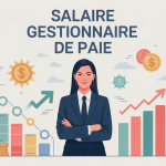 gestionnaire de paie salaire illustration réussite et carrière