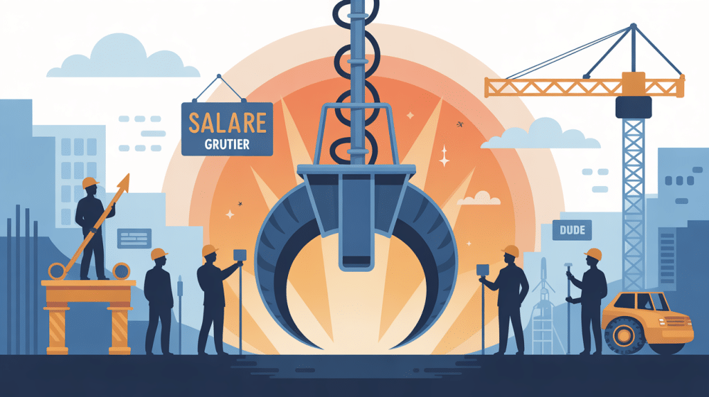 illustration grutier salaire chantier BTP gains carrière