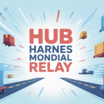 Flux colis hub Harnes Mondial Relay