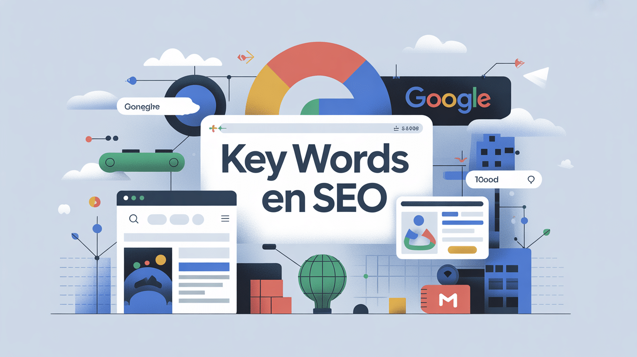 illustration key words SEO visibilité Google