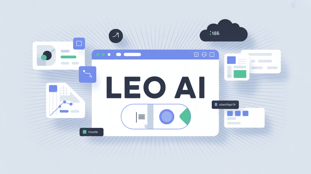 illustration leo ai dans navigateur web