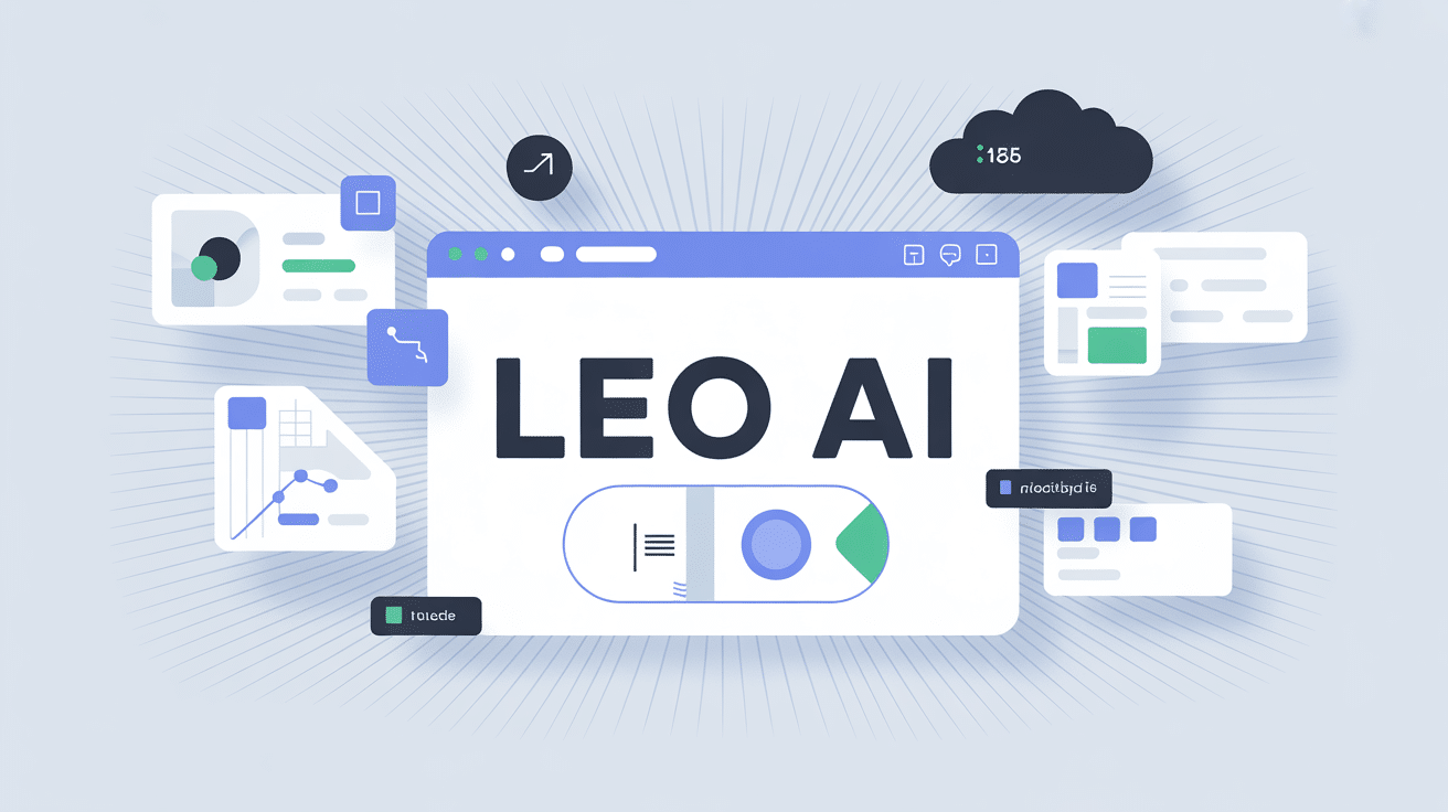 illustration leo ai dans navigateur web