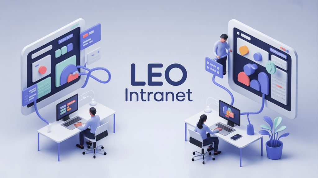 leo intranet plateforme collaborative numérique