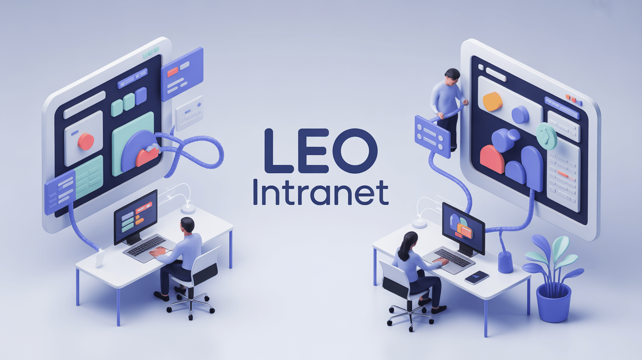 leo intranet plateforme collaborative numérique