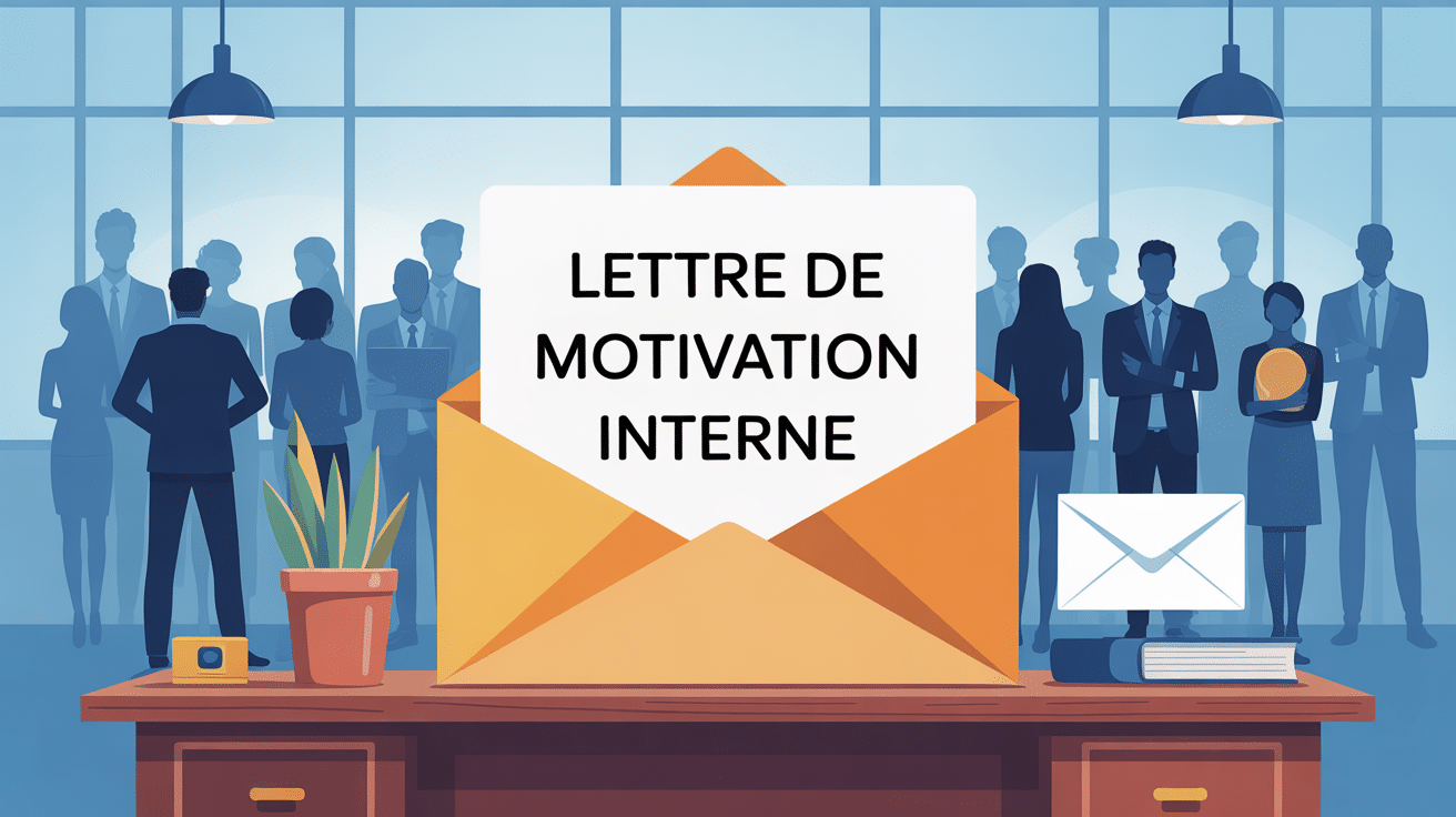 illustration lettre de motivation candidature interne gratuite