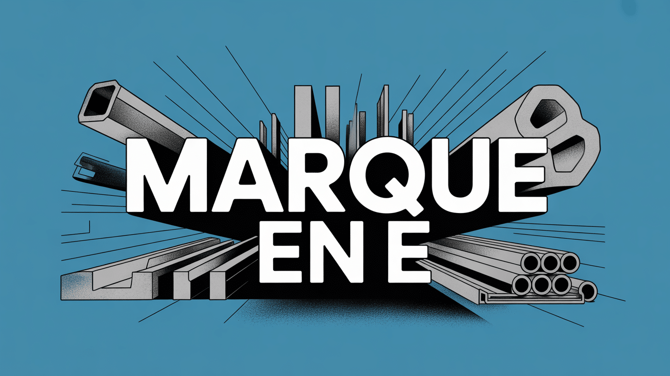 illustration marque en e béton acier conformité