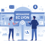 messagerie ec lyon vecteur étudiant professionnel