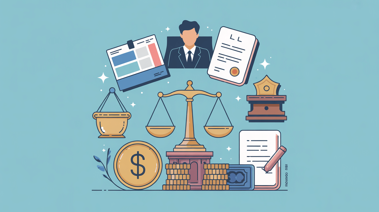 notaire salaire illustration symboles notaire