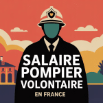 pompier volontaire salaire caserne illustration moderne