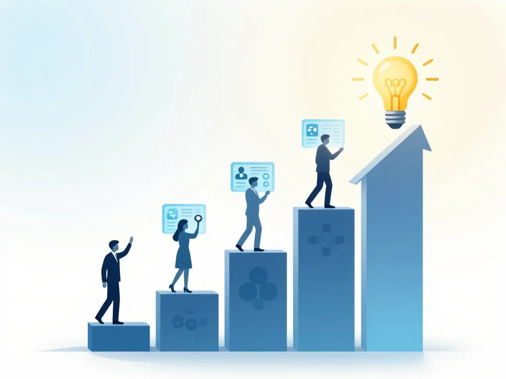 illustration montée en carrière salaire des agents immobiliers