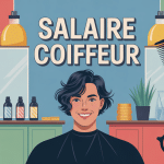 illustration métier et rémunération salaire des coiffeurs