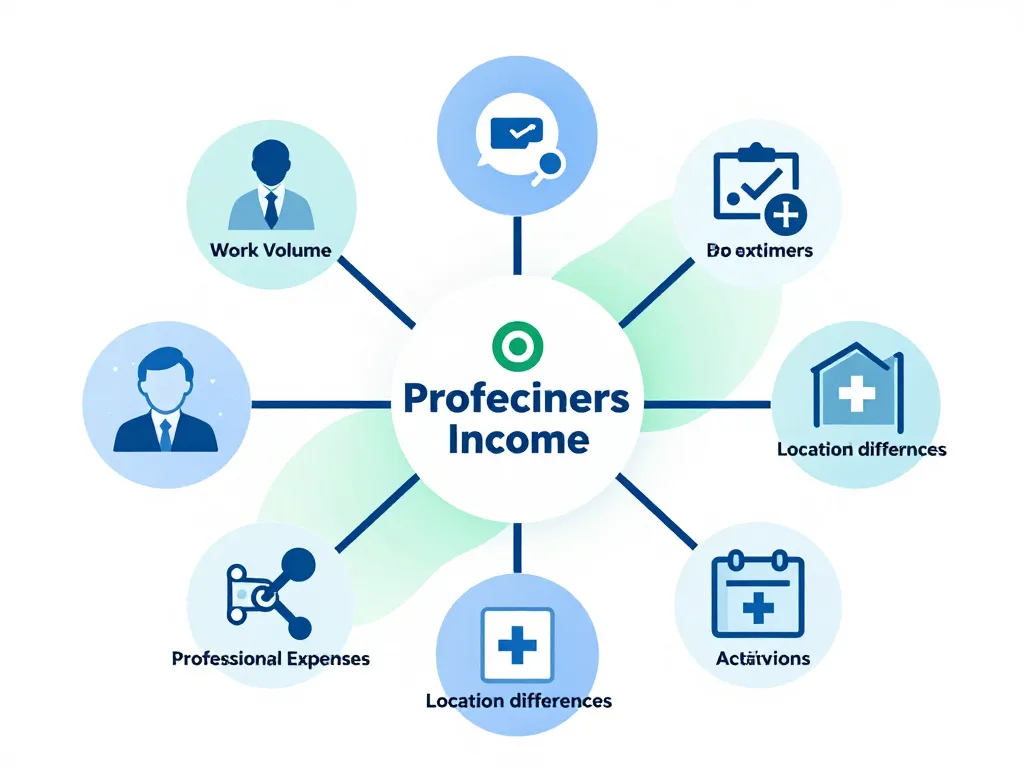diagramme facteurs salaire medecin generaliste