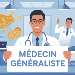 illustration salaire medecin generaliste cabinet France