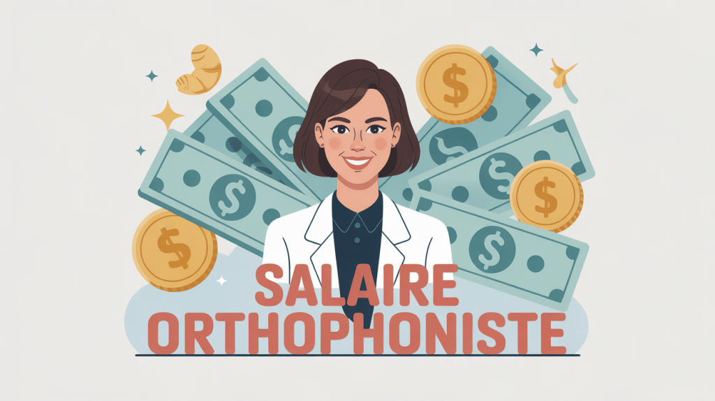 Illustration métier orthophoniste et différents aspects du salaire en France