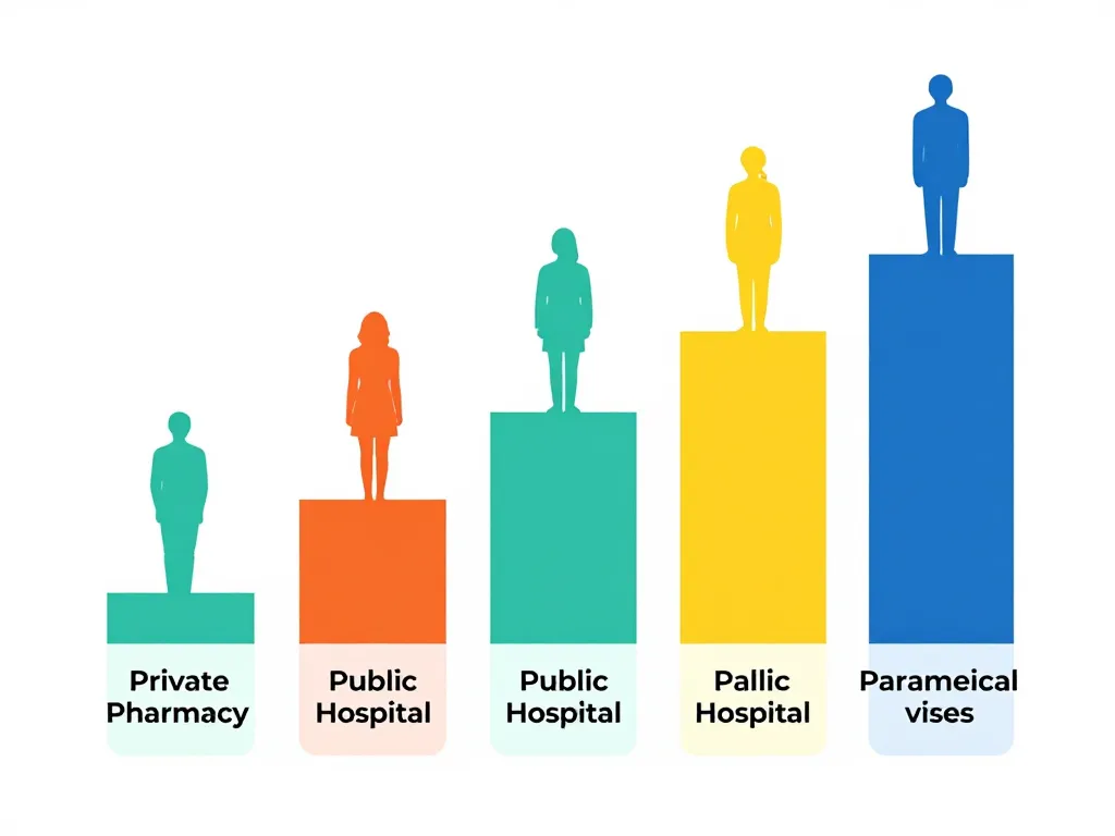 Visualisation secteurs et progression, salaire preparateur en pharmacie