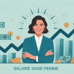 salaire sage femme en France image stylisée