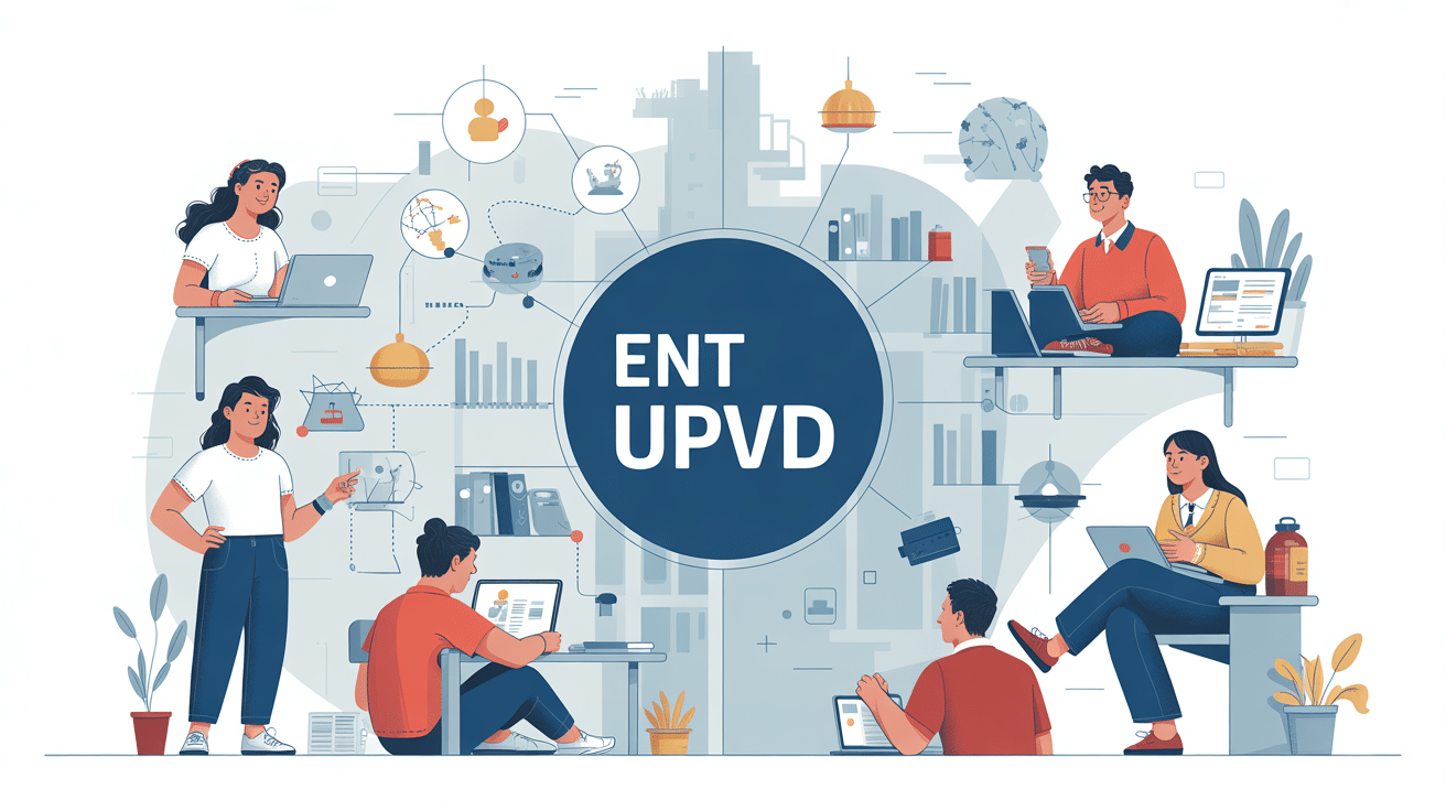 illustration upvd ent étudiants et enseignants