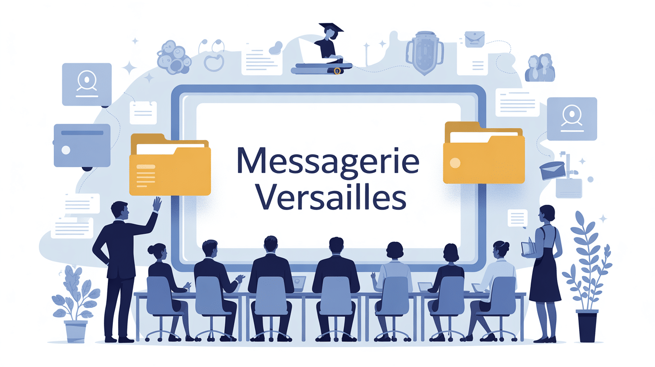 versailles messagerie portail académique éducatif