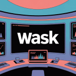 illustration vectorielle du cockpit wask centralisant publicités en ligne