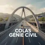 Illustration vectorielle Colas Génie Civil avec ponts tunnels et fondations