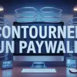 écran ordinateur avec cadenas pour contourner un paywall