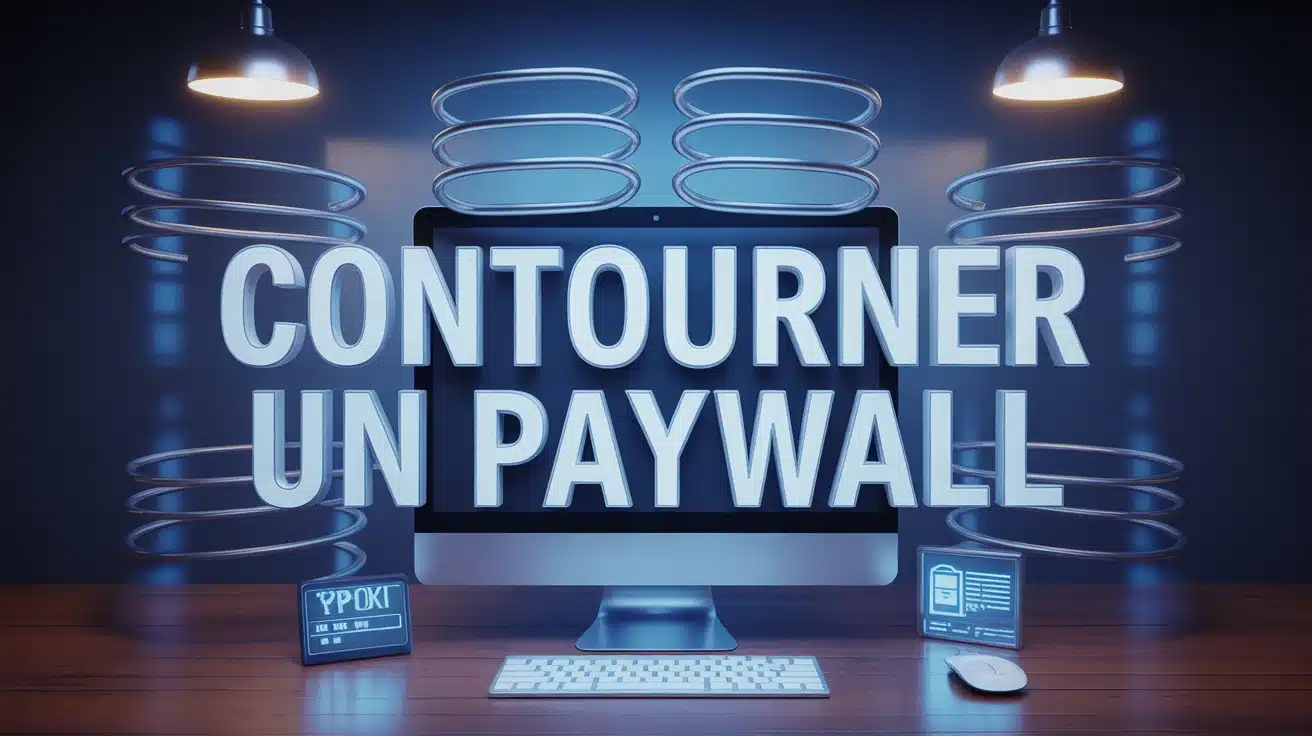 écran ordinateur avec cadenas pour contourner un paywall