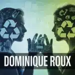Illustration vectorielle de Dominique Roux avec deux silhouettes scientifiques