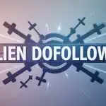Illustration vectorielle lien dofollow SEO
