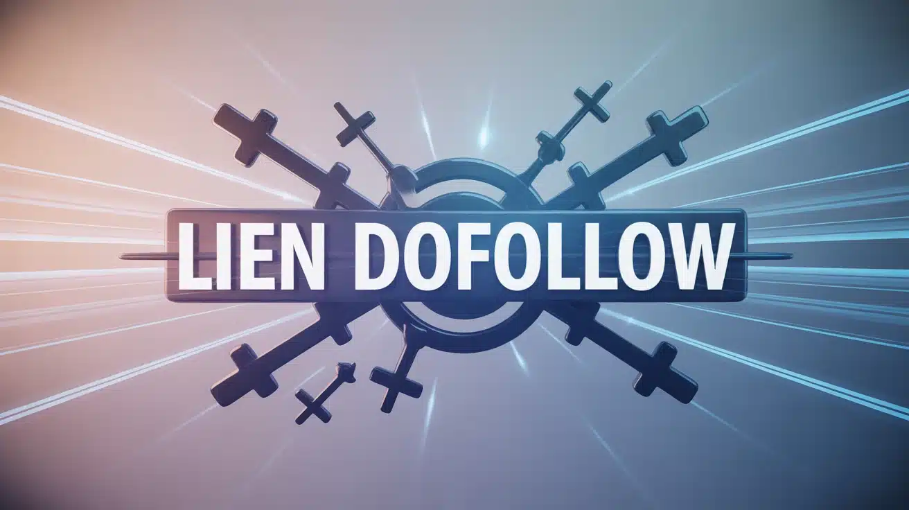 Illustration vectorielle lien dofollow SEO