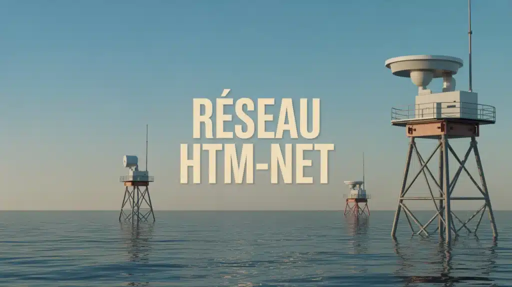 Illustration réseau HTM NET capteurs littoral méditerranéen