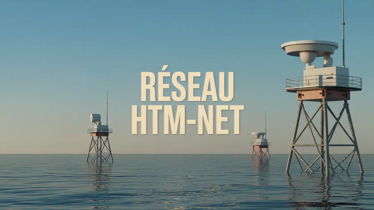 Illustration réseau HTM NET capteurs littoral méditerranéen