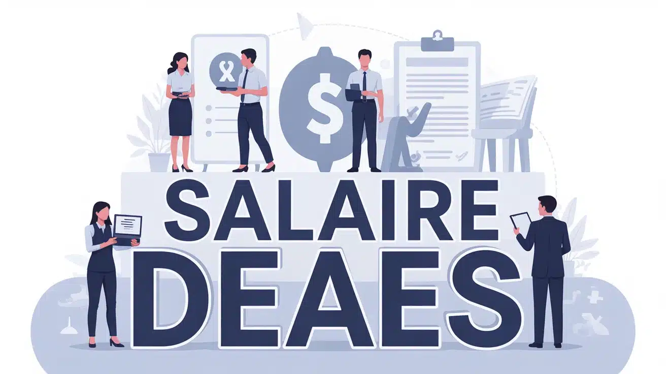 Illustration salaire DEAES secteur public et privé