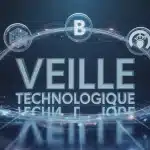 Illustration veille technologique univers numérique dynamique