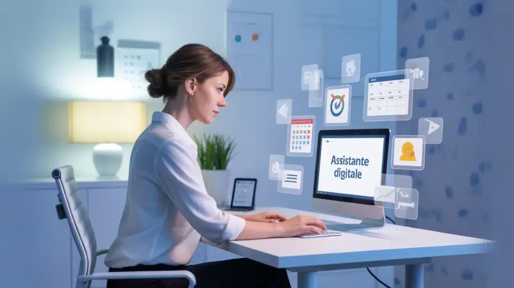 devenir assistante digitale femme professionnelle ordinateur