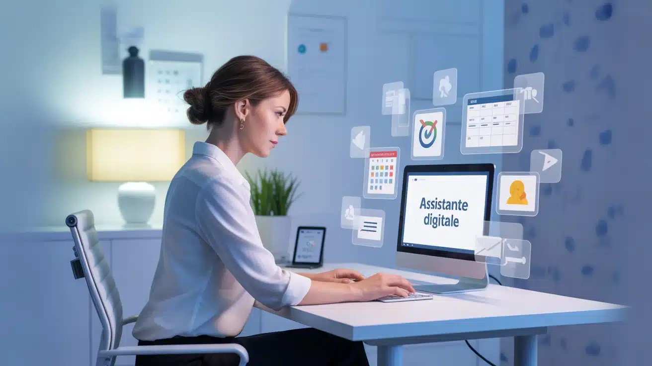 devenir assistante digitale femme professionnelle ordinateur