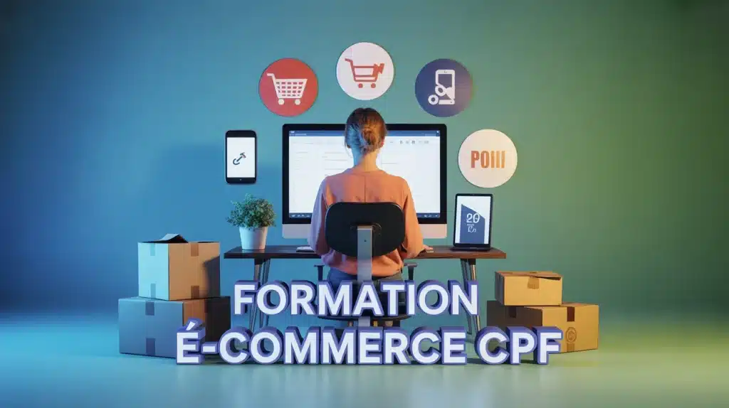 formation e commerce cpf ordinateur icônes
