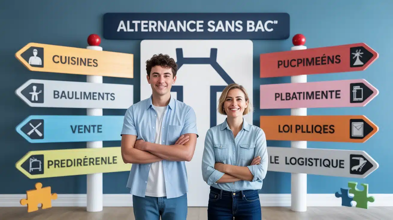 formation en alternance sans bac jeunes choix métiers
