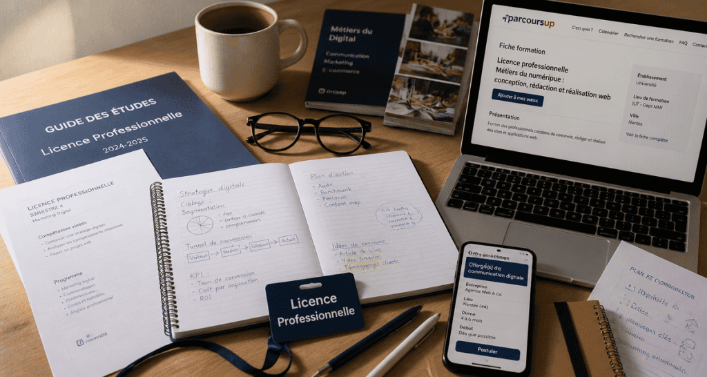 c est quoi une licence professionnelle documents etudiant