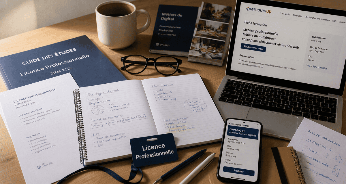 c est quoi une licence professionnelle documents etudiant