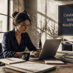 formation création de site web wordpress jeune femme