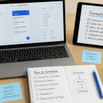 formation no code sur bureau avec outils digitaux