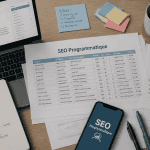 formation seo programmatique en ligne sur ordinateur et excel