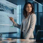 seo ux femme analyse maquette site web