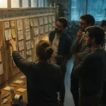 Agile Kanban avec limite WIP sur tableau Kanban en équipe