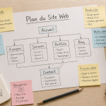 exemple arborescence site web dessinée à la main