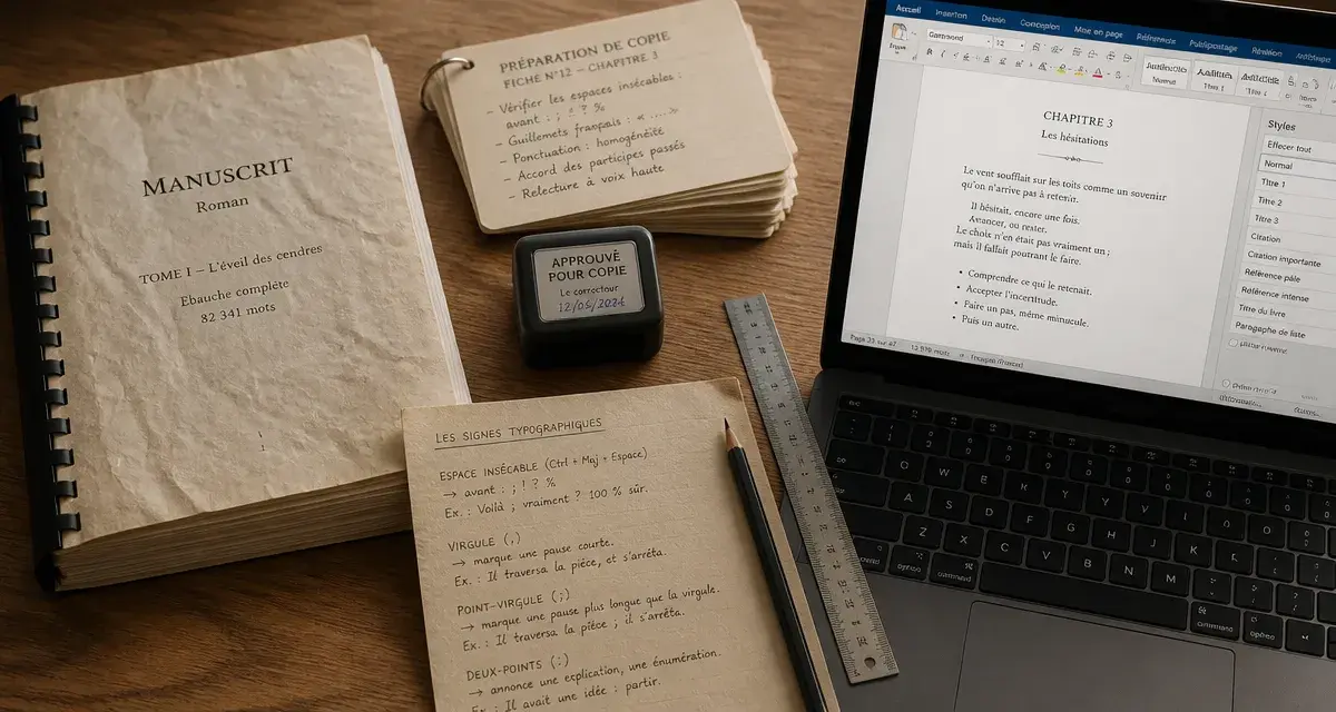 Formation correcteur relecteur, manuscrit et règles de correction