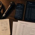 Logiciels de retranscription audio : interface IA sur smartphone et tablette